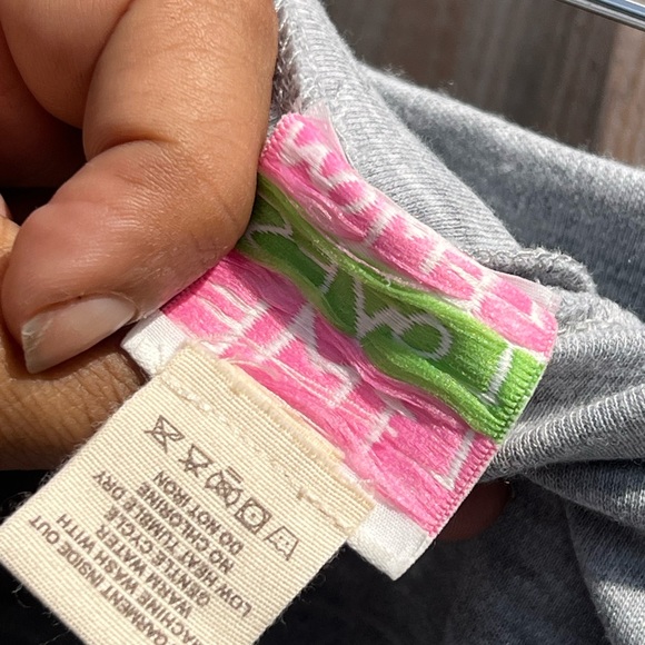 Lemon Loves Lime Gray Ruffles Dress And Bottoms Set - Picture 8 of 11